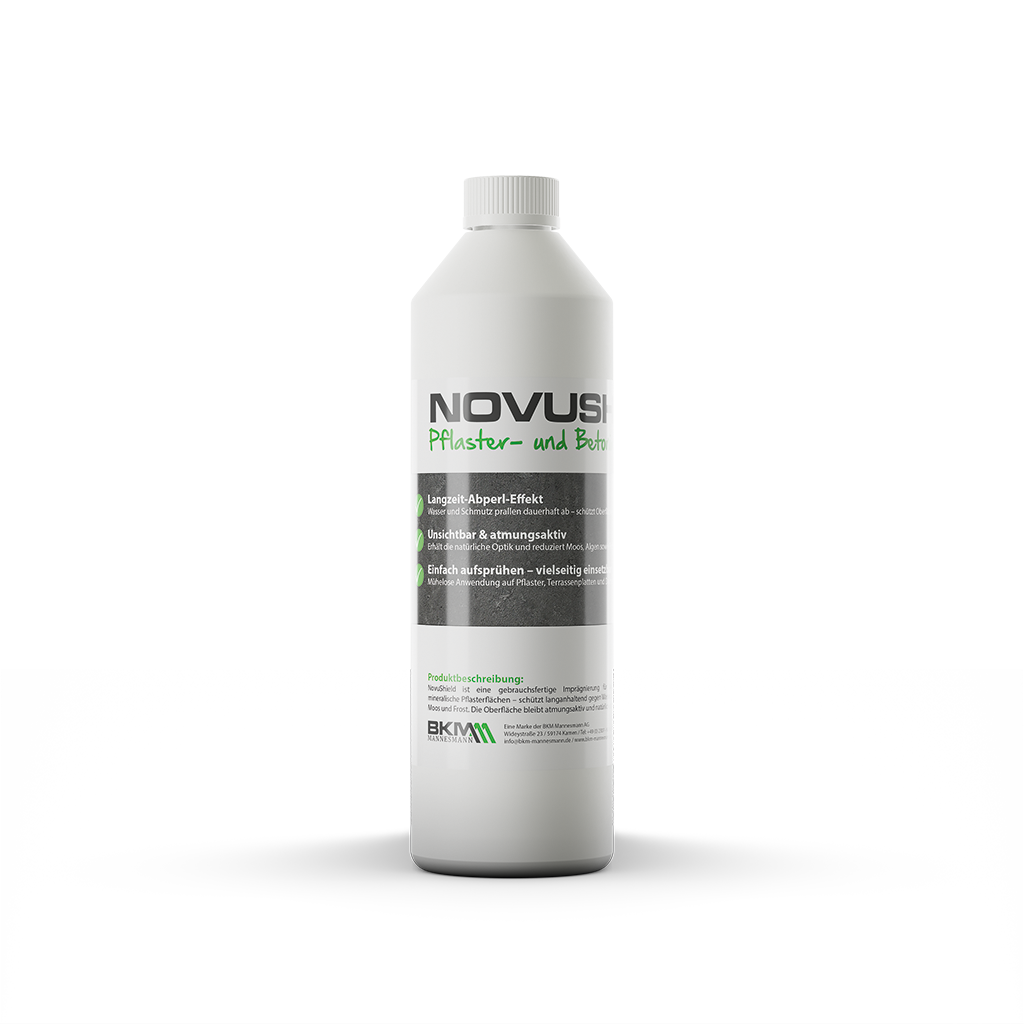 NovuShield - Pflaster- und Betonimprägnierung NovuShield - Pflaster- und Betonimprägnierung, Flasche, Shampoo, Flasche, Shampoo