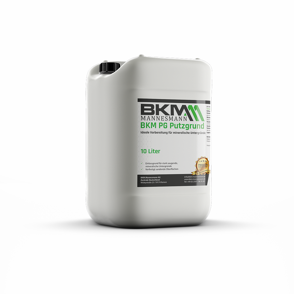BKM PG Putzgrund, Flasche