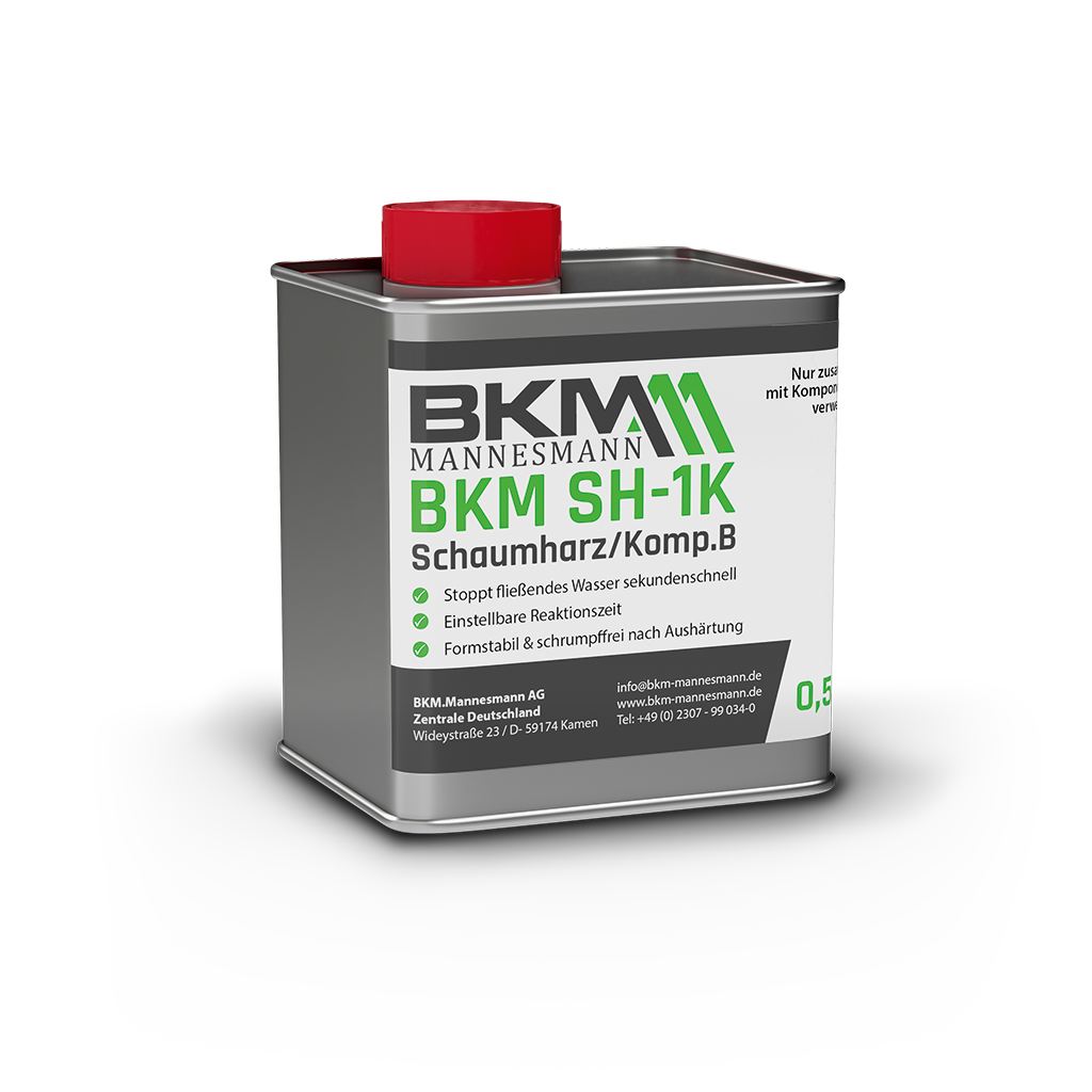 produkt_BKM_SH-1K_KompB_Schatten_DE.png Schaumharz, Kleber, Schmiermittel, Kaminblech, KBC SH-1K